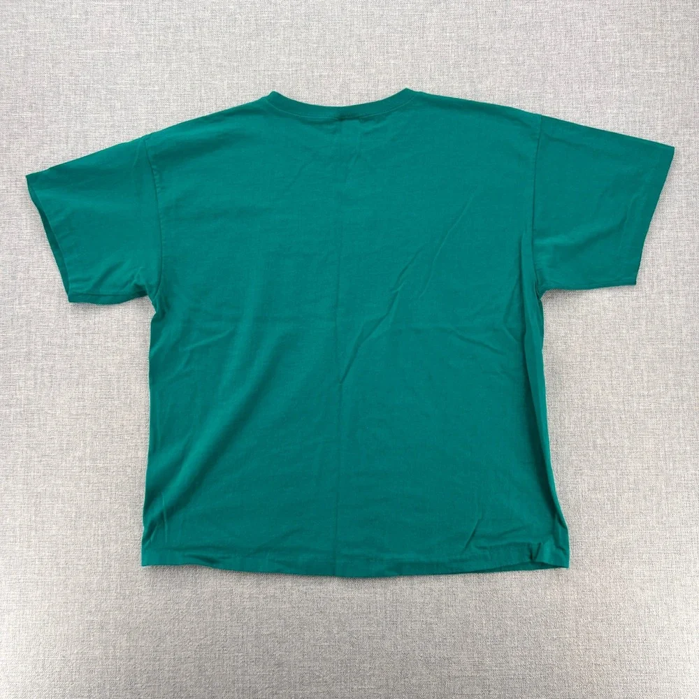 VTG 90s Guess Georges Marciano Logo Tee Men Medium Green Embroidered USA Single - Picture 2 of 8